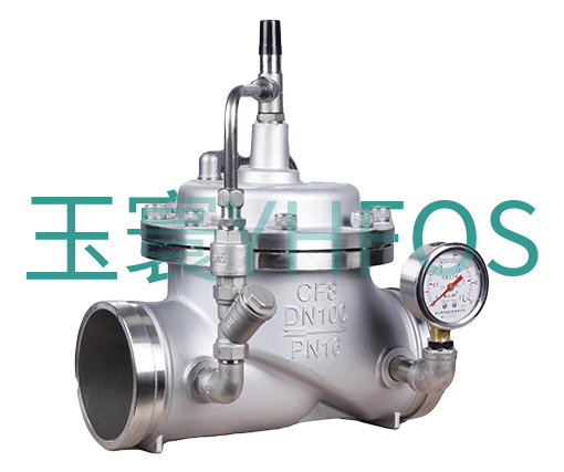 不銹鋼溝槽/卡箍式緩閉式止回閥--8300X