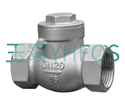 不銹鋼內(nèi)螺紋臥式止回閥--H14X/W